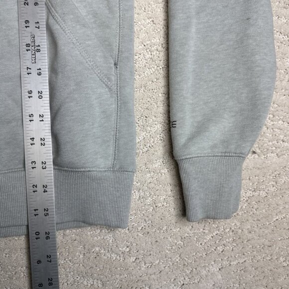 Women's Carhartt Force Small Relaxed Fit Grey Pullover Hoodie - Picture 5 of 6